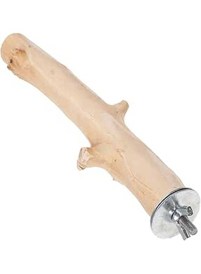 Natural Wooden Bird Perch For Parakeets Beak Grinding And Claw Exercise Cage Toy - Image 1