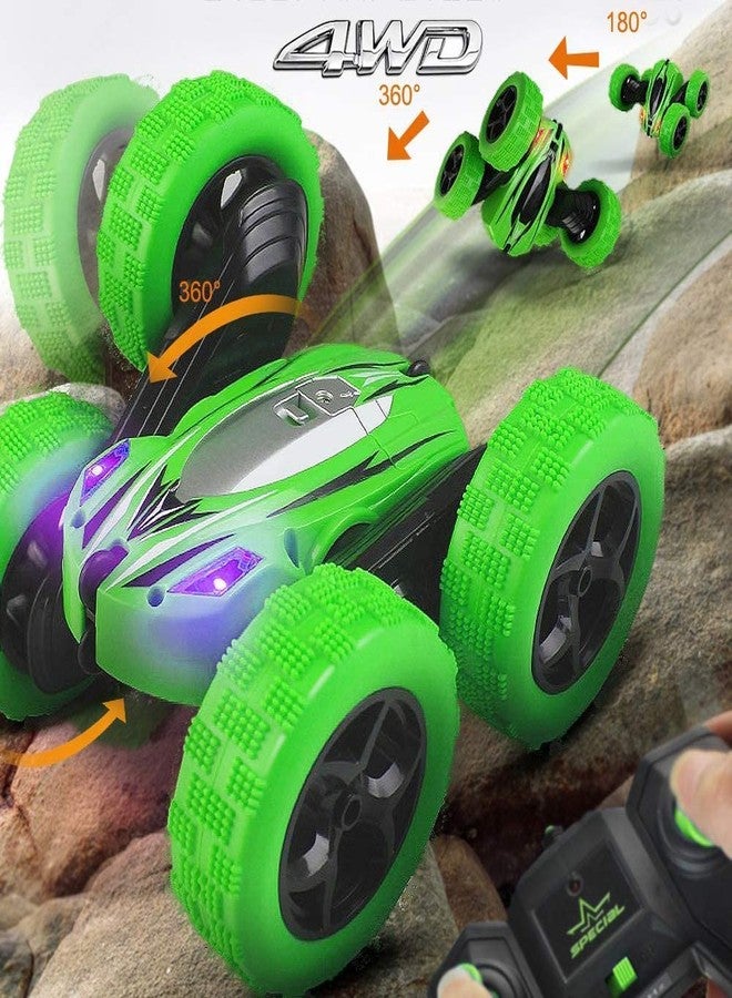 KERBRO Remote Control 360 RC Stunt Car - Double Sided Rotation Off-Road Vehicle with Lights (Stunt Car 1) - Image 4