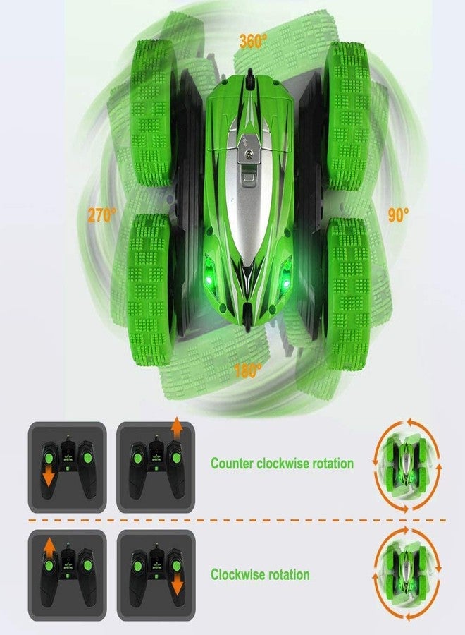 KERBRO Remote Control 360 RC Stunt Car - Double Sided Rotation Off-Road Vehicle with Lights (Stunt Car 1) - Image 5