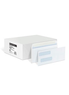 Quality Park 8 Double Window Security Envelopes For Quickbooks Checks Redistrip Self Seal Closure 3 5/8 X 8 11/16 24 Lb White 500 Count (Pack Of 1)(Qua50766)  - Image 1
