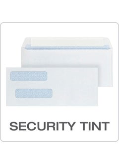 Quality Park 8 Double Window Security Envelopes For Quickbooks Checks Redistrip Self Seal Closure 3 5/8 X 8 11/16 24 Lb White 500 Count (Pack Of 1)(Qua50766)  - Image 4
