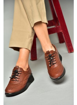 Fox Shoes P555193203 Tan Leather Comfort Orthopedic Sole Women's Shoes  - Image 2