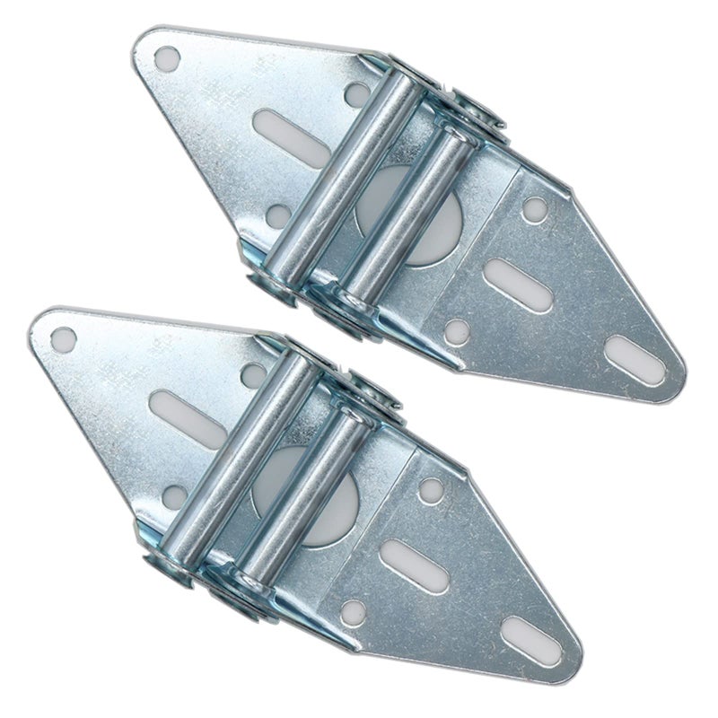 2 Packs Garage Door Hinges 2 with Galvanized Finish Heavy Duty 14 Gauge Steel Suitable for ResidentialLight Commercial Garage Door Replacement