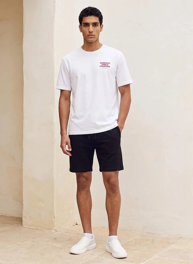 Splash FAV Regular Fit Cotton Neck T-shirt