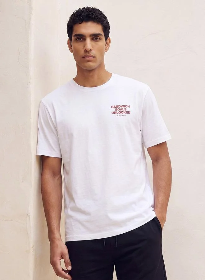 Splash FAV Regular Fit Cotton Neck T-shirt
