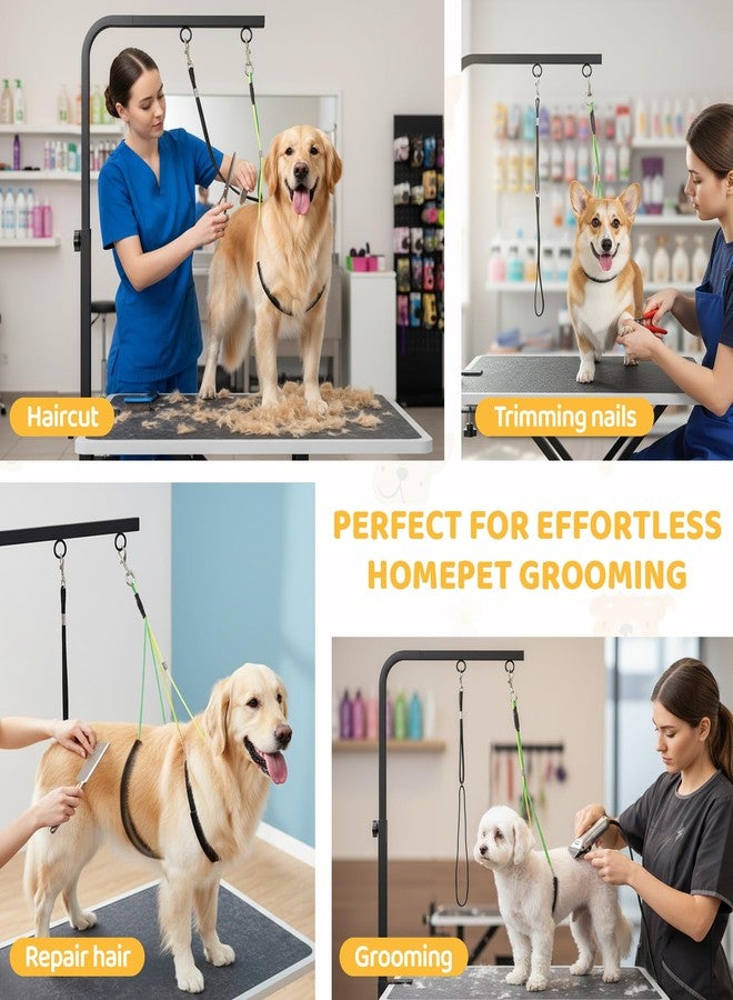 OFIDELITY 29" H Adjustable Height Dogs Grooming Arm with Clamp, Dog Grooming Table Arm with Loop Noose and No Sit Haunch Holder, Perfect Dog Restraint for Small & Medium Dogs，Arm for Grooming Tables - Image 5
