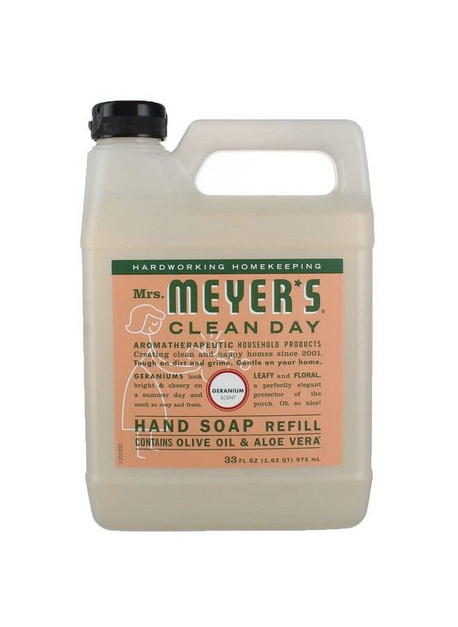 Mrs. Meyer's Clean Day Mrs. Meyer Hand Soap Liq Refl Geranm 33 Fz  - Image 2