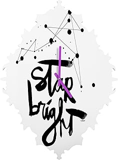Deny Designs Deny Designs Kal Barteski, Star Bright, Baroque Clock, Small  - Image 1