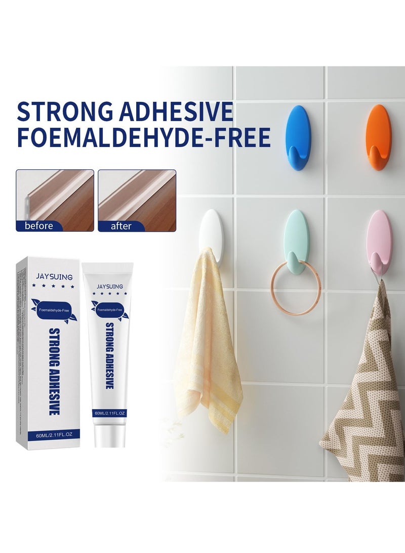 Excefore Nail Free Strong Glue, 2 Pcs All-Purpose Glue, Multipurpose Nailless Super Glue, Waterproof and Moisture-Proof,Suitable for Metal Ceramic Glass and Plastic Muzhipin - Image 5