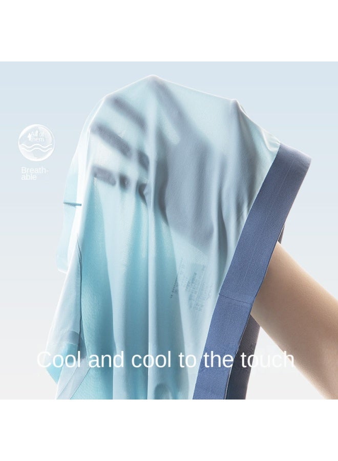 XTEP A Antibacterial, Seamless Ice Silk Breathable】4-pack Seamless Breathable Lightweight Comfortable Men's Boxer Briefs - Image 3