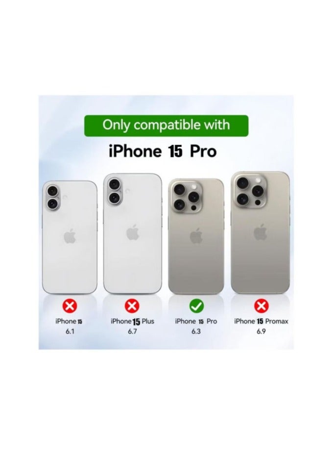 امبريلا كفر حماية لهاتف ايفون 15 برو من امبريلا , يدعم تقنية الماج سيف , مقاوم للصدمات و مضاد للاصفرار , - Image 2