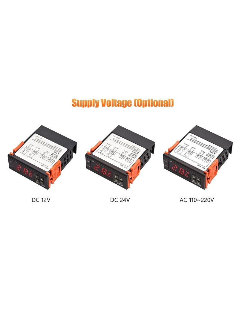 Generic - Digital Temperature Controller STC-1000 Intelligent Temperature Regulator AC 110~220V Refrigerator Thermostat Support Heating/Cooling/Temperature Correction/Delayed Start/High or Low Temperature Alarm - Image 1