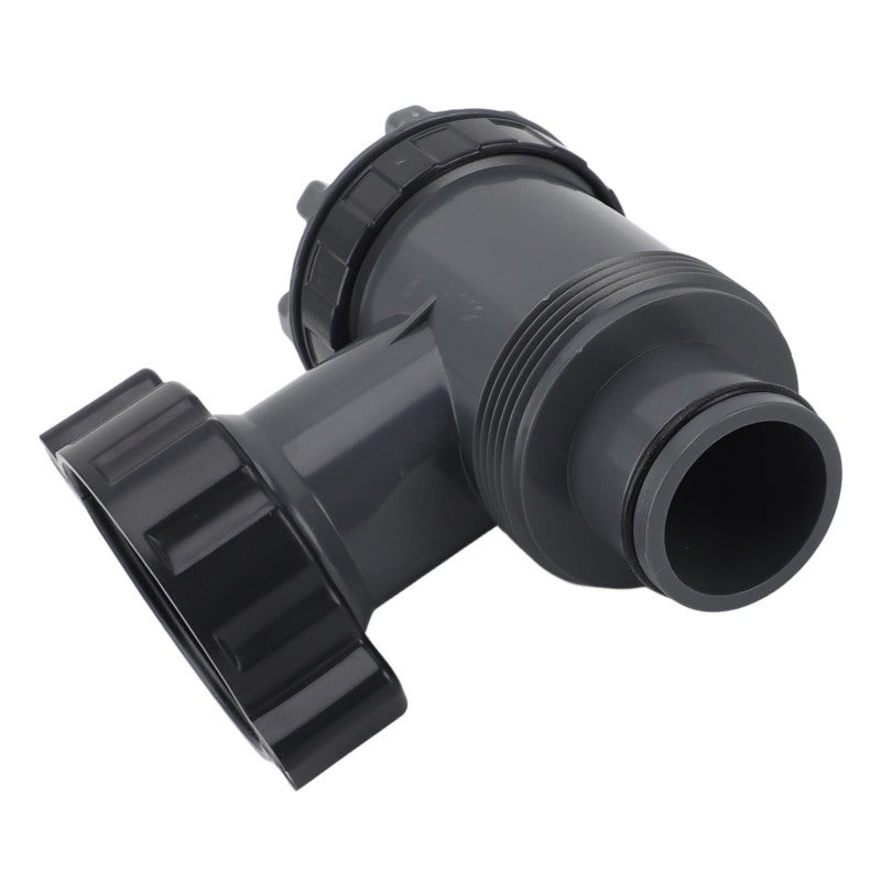 Pool Filter Valve Replacement: 38mm ABS Plastic - High Efficiency Filtration Smooth Flow Control for Swimming Pool Pump Systems - Image 1