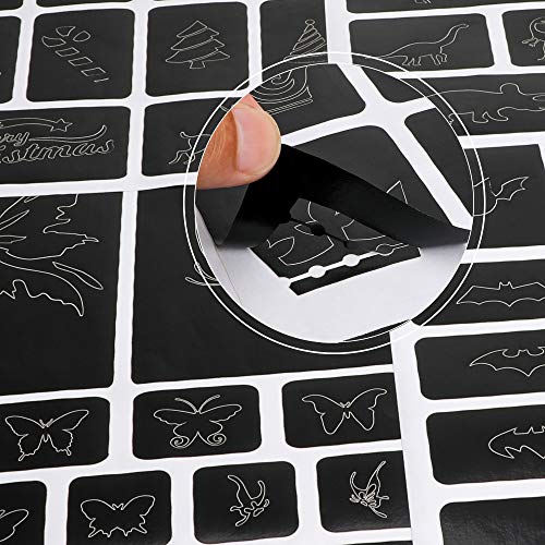 Konsait 262pcs Temporary Tattoos Stencils for Kids, Reusable Face and Body Paint Stencils Kit, Girl Boy Glitter Tattoos Stencils for Kids School Show Birthdays Halloween Christmas Party Favor Supplies - Image 5
