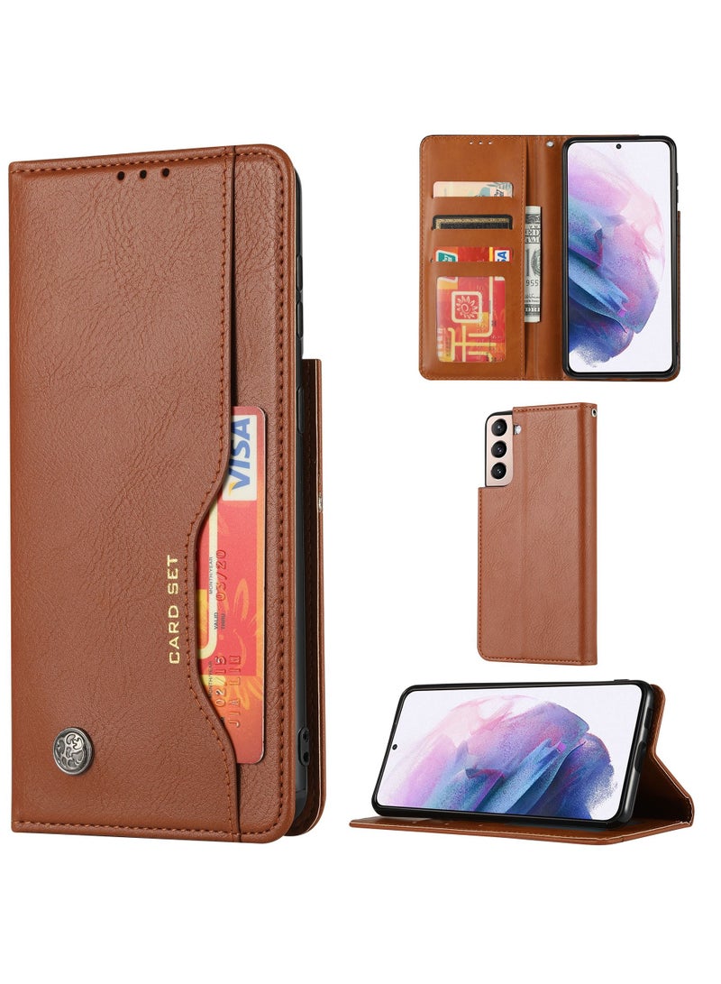 Suteni Flip Cover Leather Protective Case for Samsung Mobile Phone