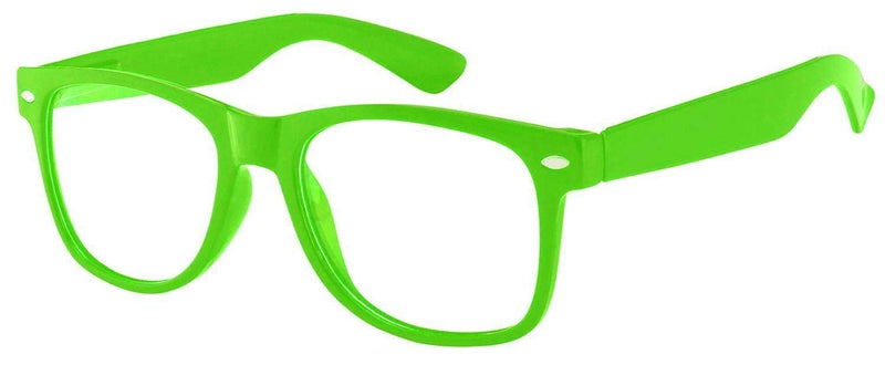 OWL Kids Clear Lens Glasses Protect Child's Eyes UVB UVA Green - Image 1