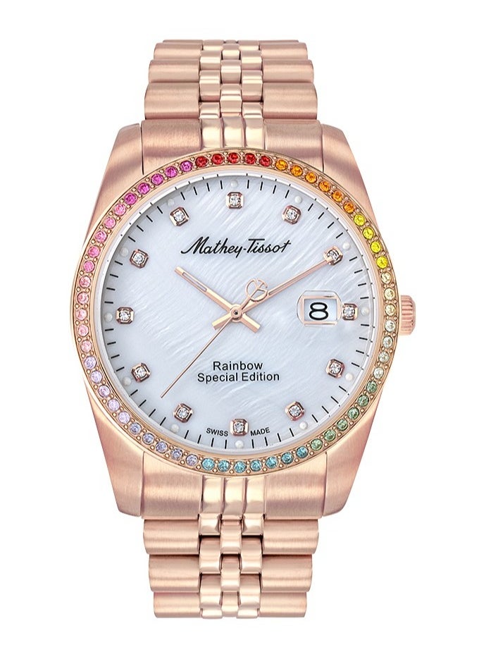 Mathey-Tissot - Mathy Quartz White Dial Unisex Watch H809PQI - Image 1