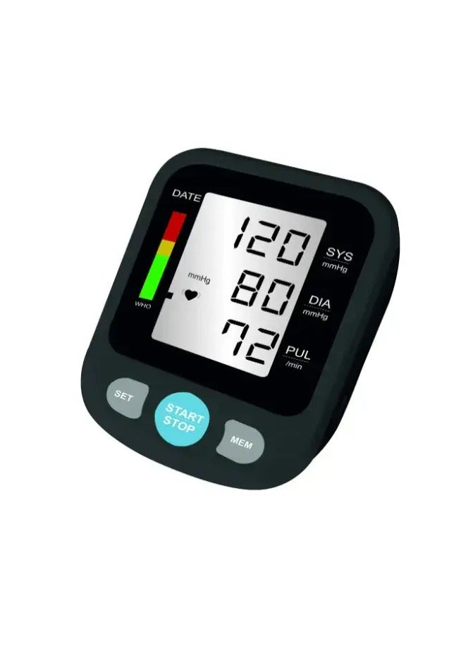 جهاز قياس ضغط الدم الرقمي التلقائي HL-C30 شاشة رقمية كبيرة أوتوماتيكية بالكامل وسوار ذراع قابل للتعديل يأتي مع منفذ USB صغير - Image 1