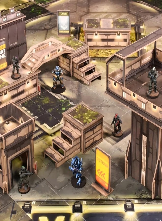 mantic Games. Halo: Flashpoint The Board Game: New Mombasa Terrain Expansion Pack - Image 3