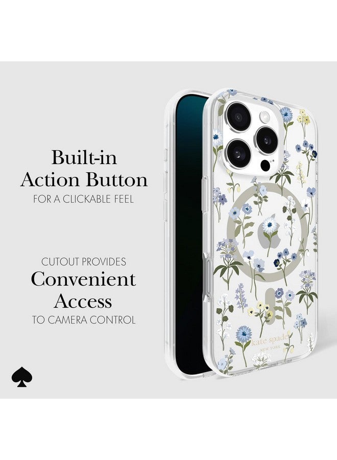 Kate Spade New York kate spade new york iPhone 16 Pro Case - Compatible with MagSafe - Designer Phone Case - Precious Bloom  - Image 4