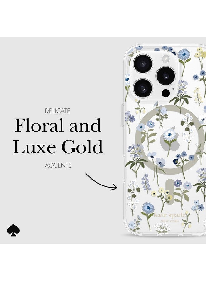 Kate Spade New York kate spade new york iPhone 16 Pro Case - Compatible with MagSafe - Designer Phone Case - Precious Bloom  - Image 5