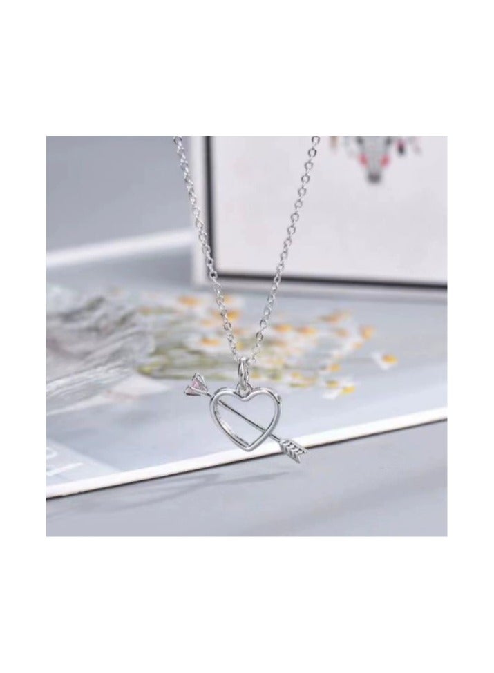 Goolsky Zircon Heart Pendant Necklace – Dainty Everyday Jewelry for Women, Minimalist Romantic Gift  - Image 4