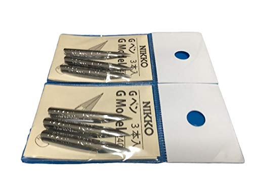 NIKKO 2 X Nikko Manga Pen Nib N-Gpen 3-Pics Set(Total of 6 Pics) - Image 3