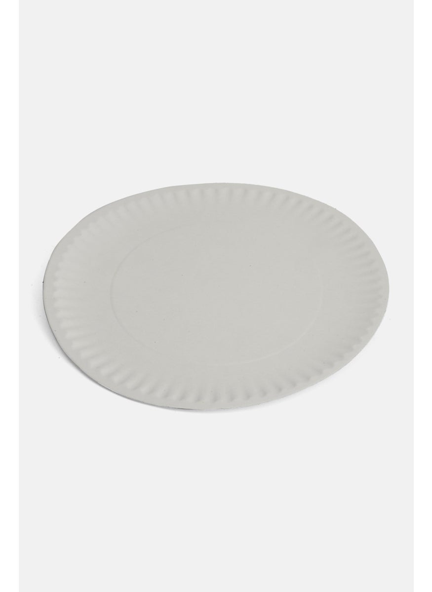ibili 5 Piece Round Paper Plates, White  - Image 3