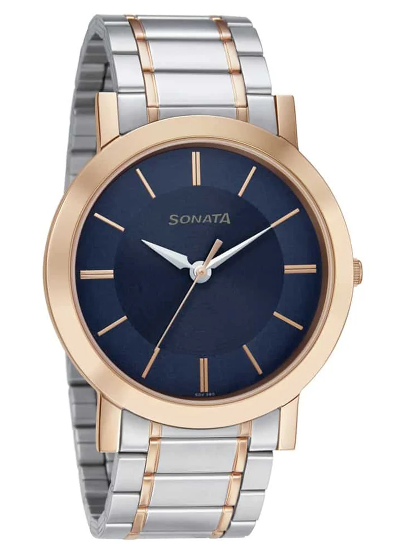 Men's Analog Round Shape Stainless Steel Wrist Watch 77108KM02 - 49.1 Mm