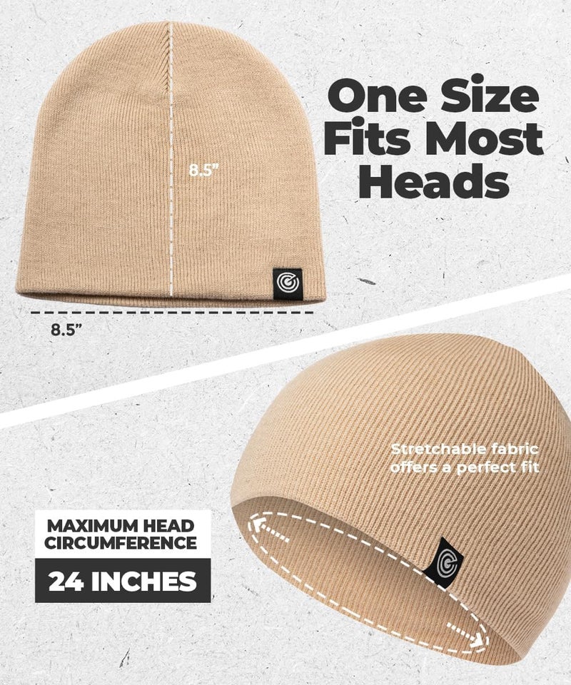 Revony Original Beanie Cap - Soft Knit Beanie Hat - Warm and Durable - Image 5