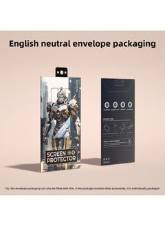 Applicable To Apple 16Promax Tempered Glass Film IPhone15 Mobile Phone Large Arc Edge Full Screen Anti-peep 3D Hot Bending Protective Film-Color:[can Be Packaged] English Neutral Envelope Packaging Box-Size:Applicable To Apple 11promax