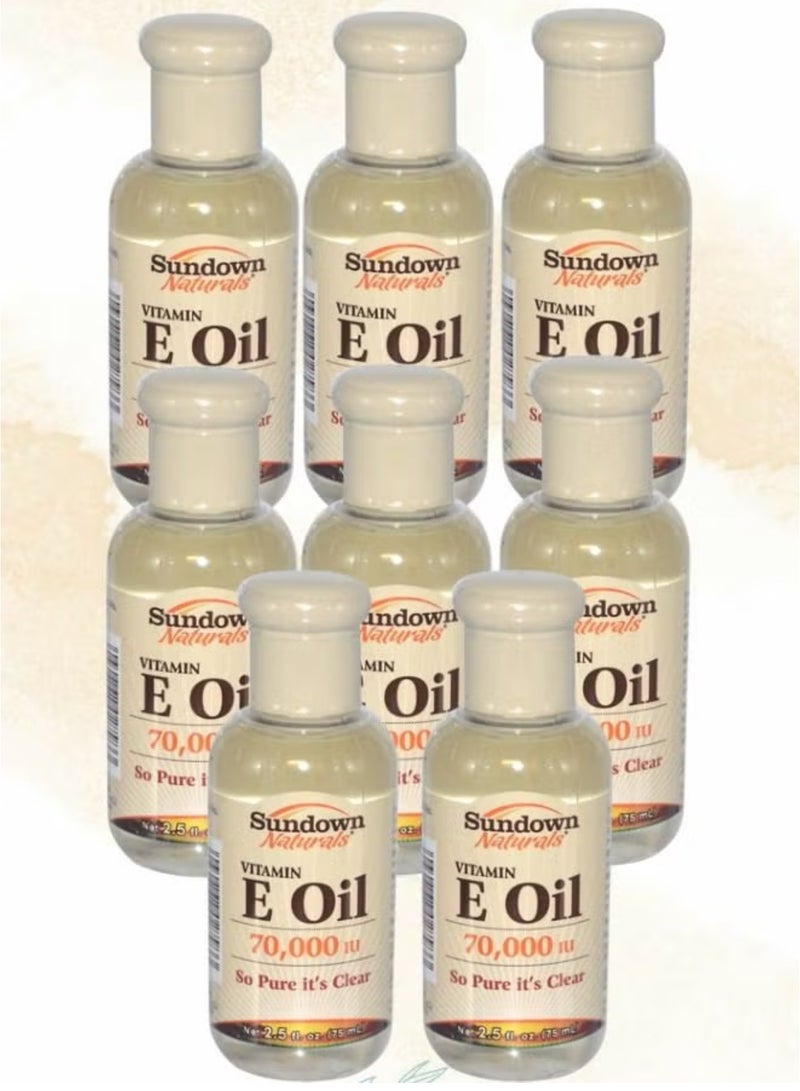 Sundown 8 pieces Moisturizing Vitamin E Oil 75ml - Image 1
