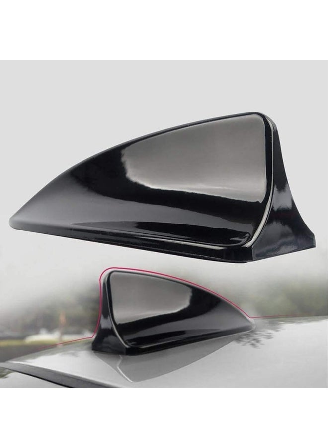 Universal Car Shark Fin Antenna – Roof Mount Radio Signal Aerial with Copper Wire, Adhesive Base, Streamlined Design, Signal Booster, Wind Resistance Reduction – Compatible with Most Cars (Black, 15.5cm x 9cm) - Image 4