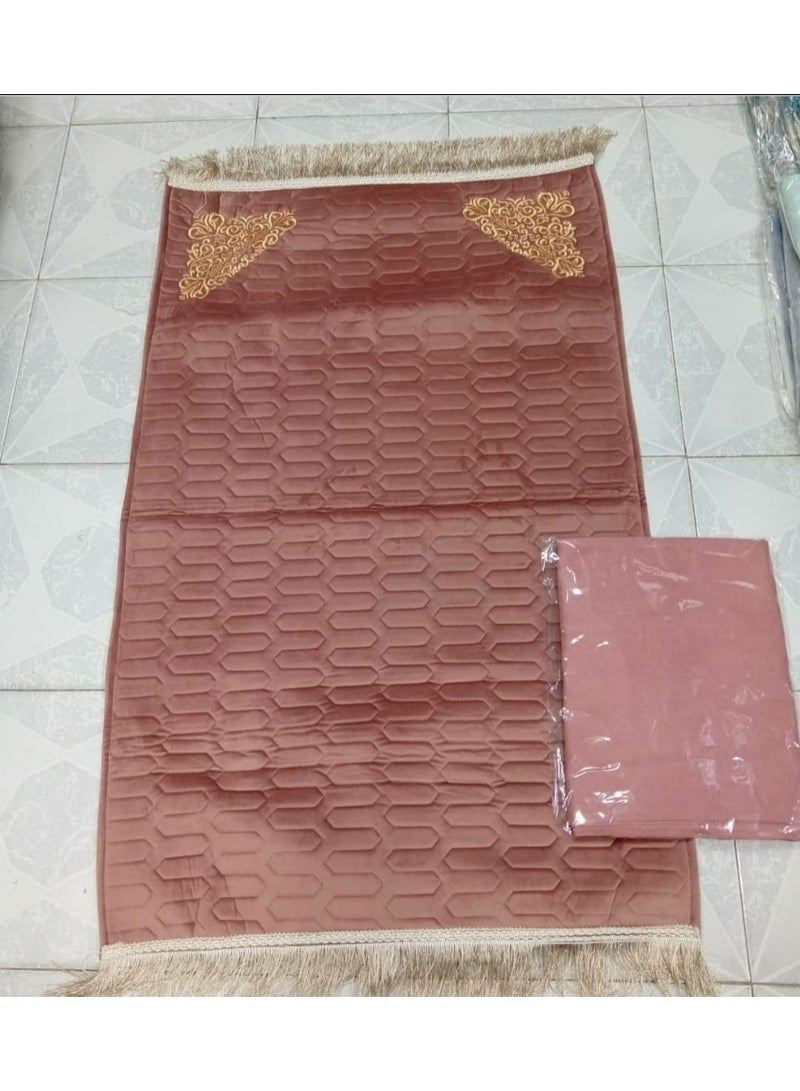 WARD Rose open unstitched prayer rug with cover