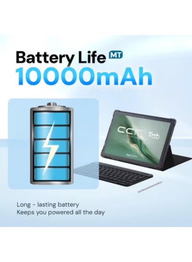 CCIT Tab 13Ultra Android 13 Tablet | 11" Full HD Display | 16-Core Processor | 5G Dual SIM | 8MP+24MP Cameras | 10000mAh Battery | 1TB TF Expandable Storage | Keyboard, Mouse, Stylus & Case Included – Blue - Image 4