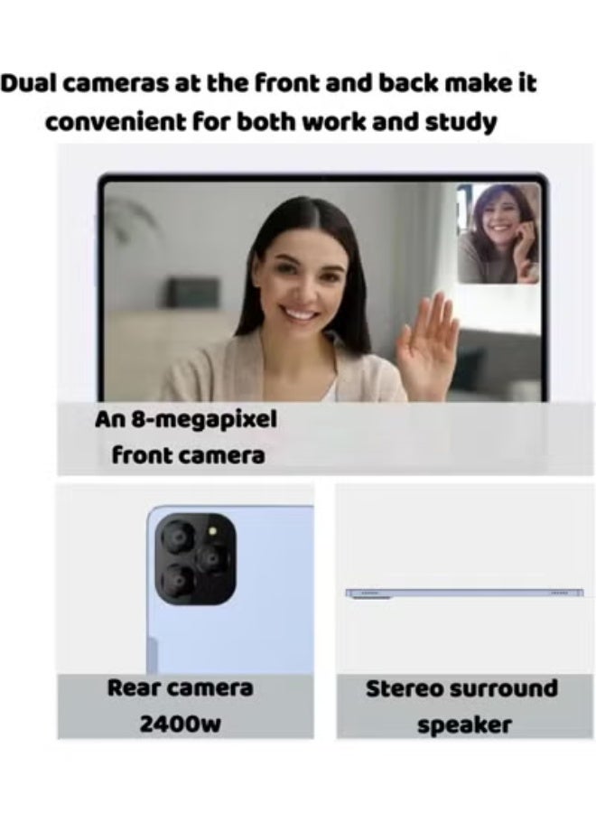 CCIT Tab 13Ultra Android 13 Tablet | 11" Full HD Display | 16-Core Processor | 5G Dual SIM | 8MP+24MP Cameras | 10000mAh Battery | 1TB TF Expandable Storage | Keyboard, Mouse, Stylus & Case Included – Blue - Image 5