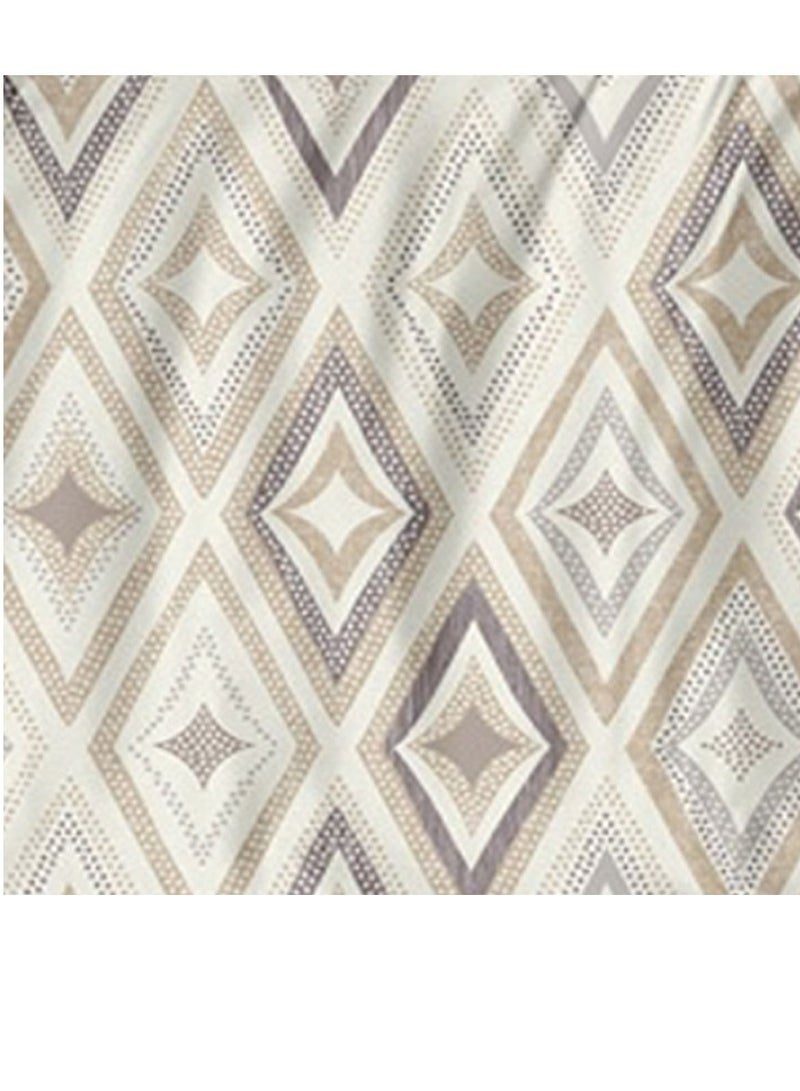 فيفوريت فيفرت طقم لحاف بيج نقشة بألوان متعددة كينج نفرين طقم 6 قطع - Image 5