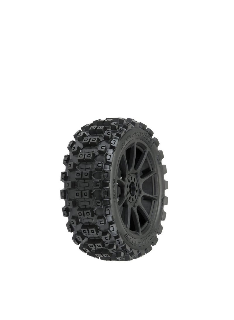 PROLINE 1/8 Badlands MX M2 Fr/Rr Buggy Tires Mounted 17mm Black Mach 10 (2) - Image 2