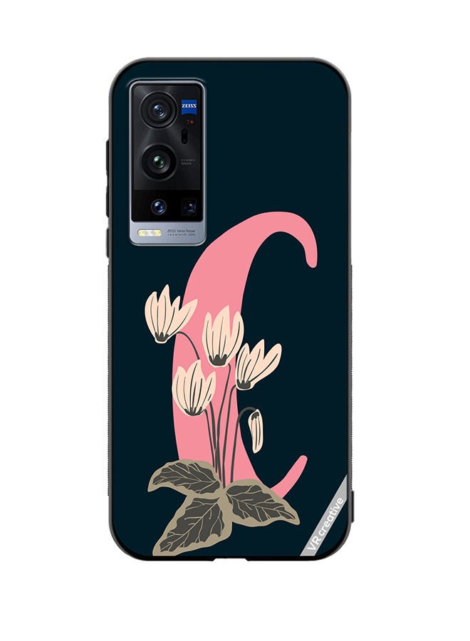 VR CREATIVE Protective Case Cover For Vivo X60 Pro Plus Alphabet C Design Multicolour - Image 1