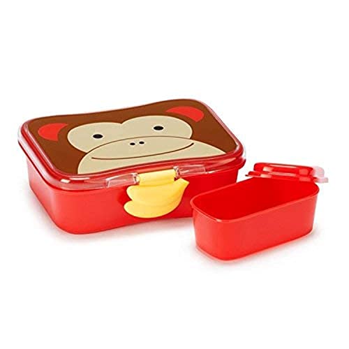 Skip Hop Zoo Lunch Kit Monkey (3 Years to 6 Years), Red, (SH9J648110) - Image 1