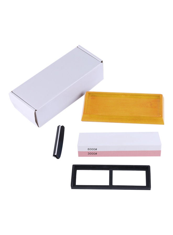 NIBEMINENT 3000/8000 Grit Double-Sided Sharpening Stone Multicolour 24.00 X 6.50 9.50cm  - Image 4