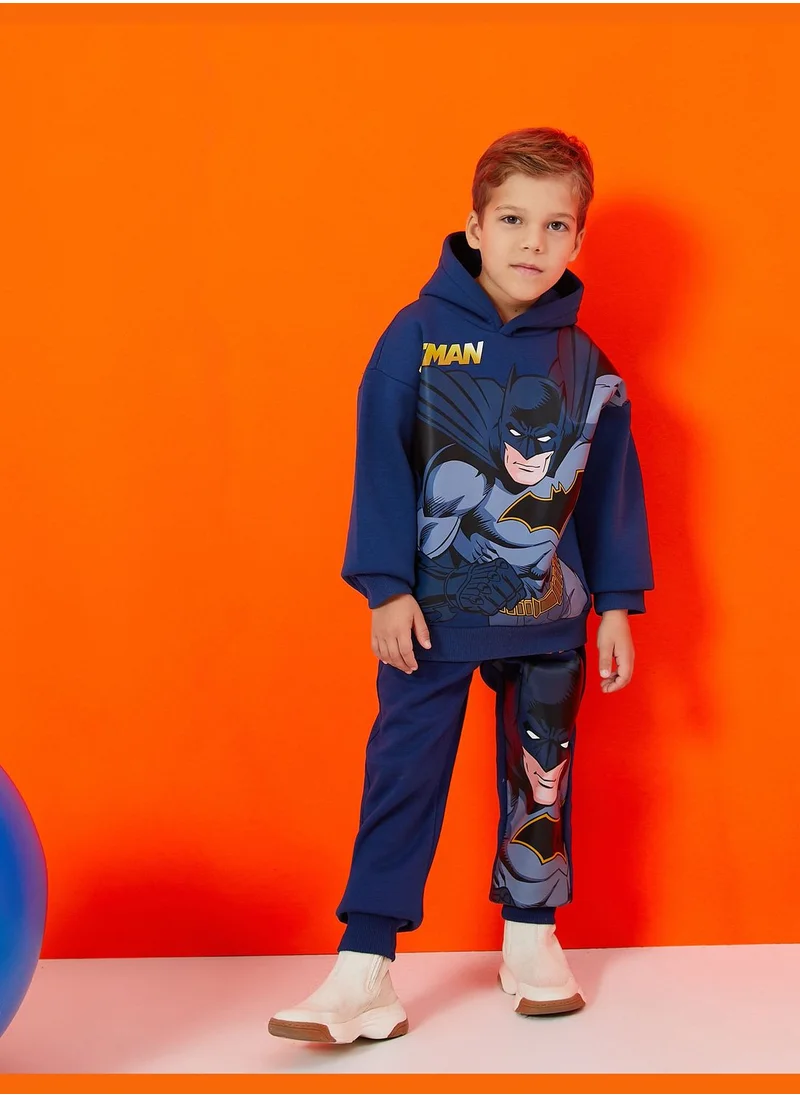 كوتون Batman Printed Licensed Hoodie