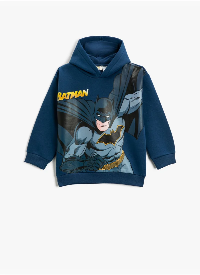 كوتون Batman Printed Licensed Hoodie