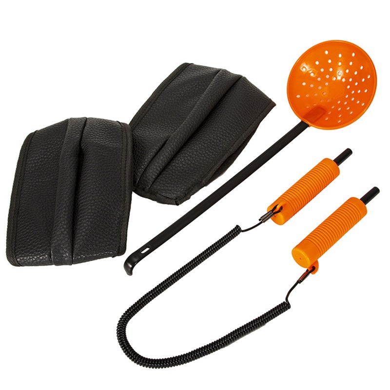 Ice Fishing Equipment Set Ice Picks Ice Fishing Spoon Knee Pads Combination for Ice Fishing - Image 1