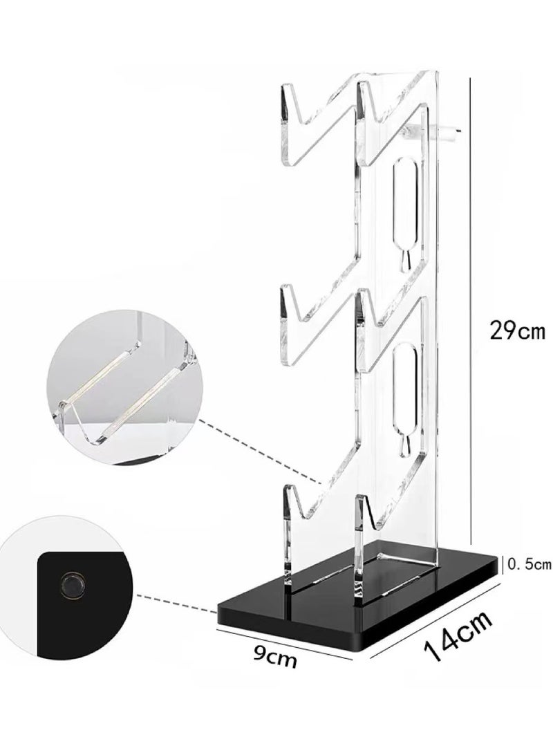 JoyousSto Universal 3 Tier Controller Holder and Headset Stand for PS4 PS5 Xbox ONE Switch, Controller Stand Gaming Accessories, Build Your Game Fortresses (Black) - Image 5