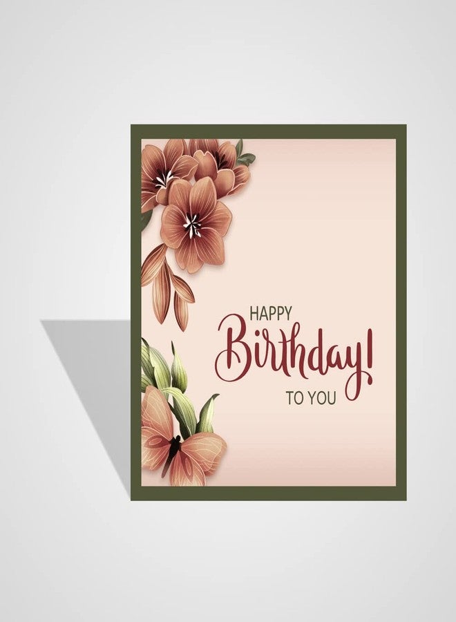 Aarucons Happy Birthday Greeting Card Wish with a Touch of Heart for Friends, Wife, Husband, Relatives - Image 3