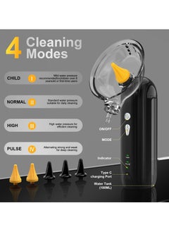ASIV Electric Ear Washer Ear Wax Removal Kit, Ear Cleaner with 4 Mode USB Rechargeable Ear Wax Removal Tool for Adults and Kids  - Image 3