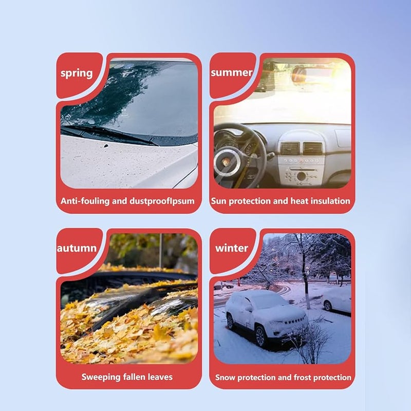 Magnetic Windshield Cover For Ice Snow Mercedes Benz EQS 2023 2025 V297 Car Frost Protector - Image 5