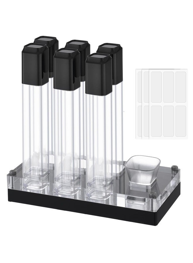 Lulupack Coffee Bean Storage Dosing Tube: Single Espresso Dosing Containers - Small Airtight Canister Holder with Display Stand - Large - Image 1