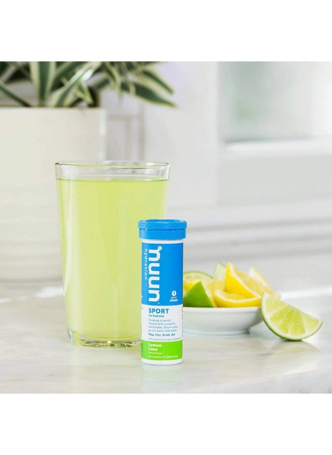 Nuun - Active Lemon+Lime Electrolyte Enhanced Drink Tablets(6Pack Of 10 Tablets)6 - Image 1